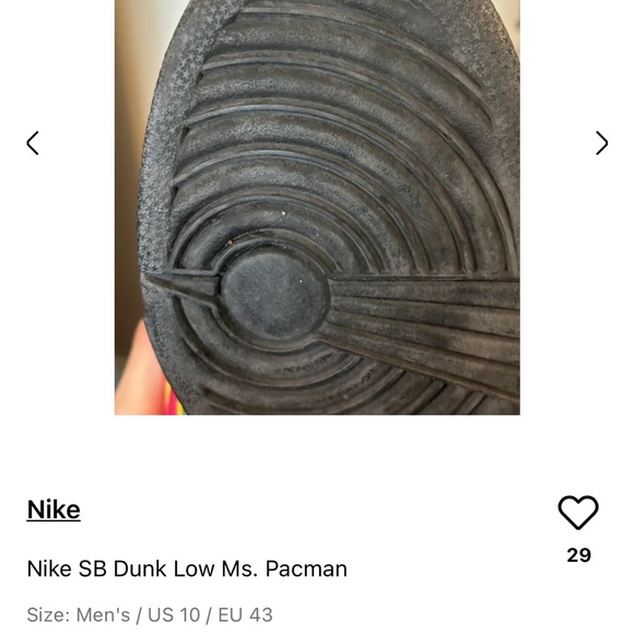 Nike SB Dunk Low “Ms PAC-Man” size 10 - Picture 7 of 8